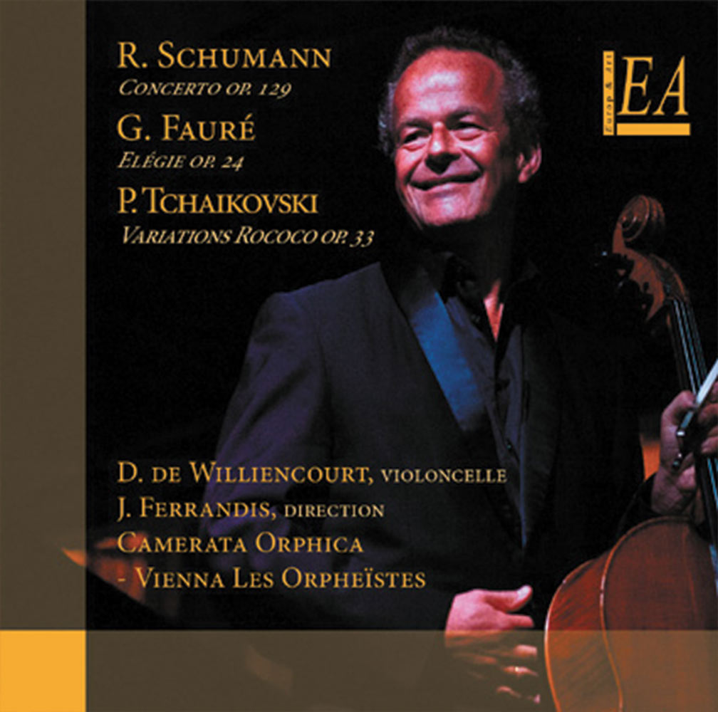 cd Schumann Dominique de Williencourt Artiste Compositeur Violoncelliste
